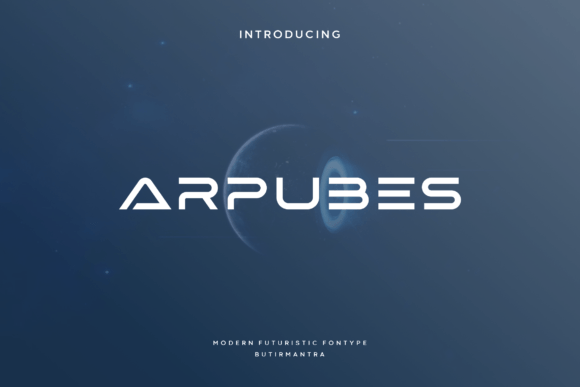 Arpubes: A Modern Display Typeface for Futuristic Designs