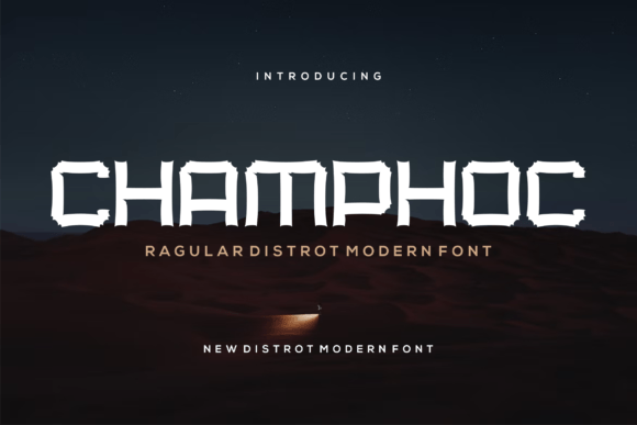 Champhoc: A Unique Display Font for Bold Creative Projects