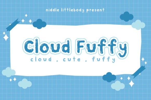 Cloud Fuffy: An Adorable Display Font for Joyful Designs