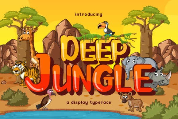 Deep Jungle: A Fun and Friendly Display Typeface