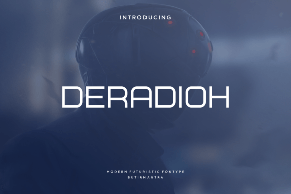 Deradioh: A Modern Display Font for Bold Branding