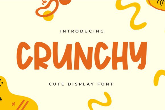 Discover Crunchy: A Playful Display Font for Creative Projects