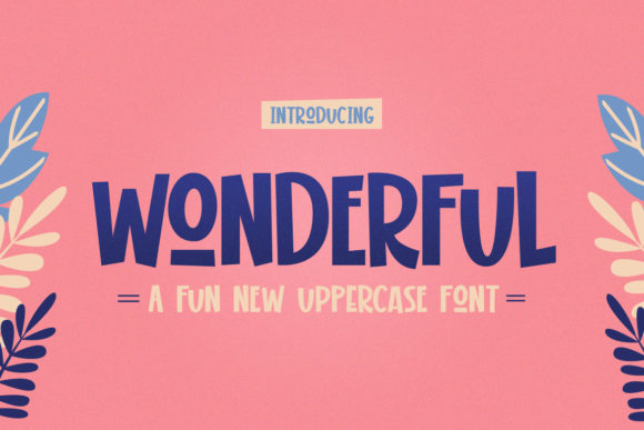 Discover the Fun and Friendly Wonderful Display Font