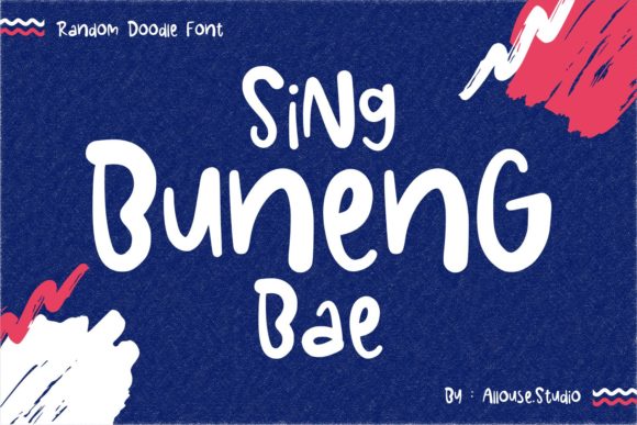 Discover the Joyful Sing Buneng Bae Display Font