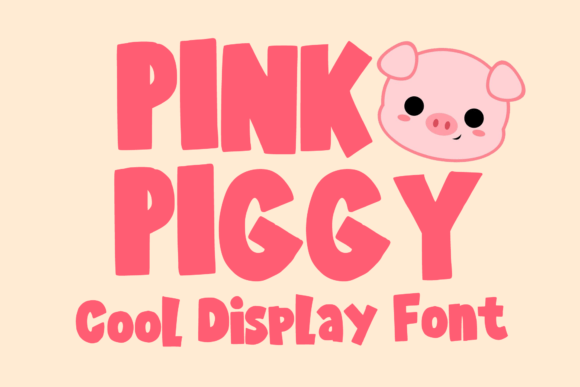 Discover the Playful Charm of Pink Piggy Font