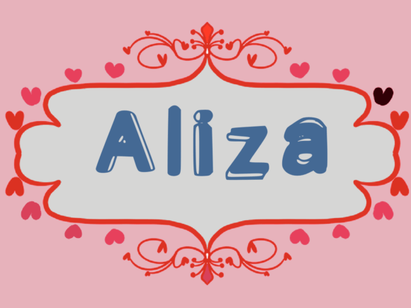 Discover the Playful Power of the Aliza Display Typeface
