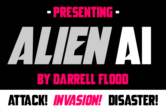 Discover the Sleek Alien AI Font for Modern Design