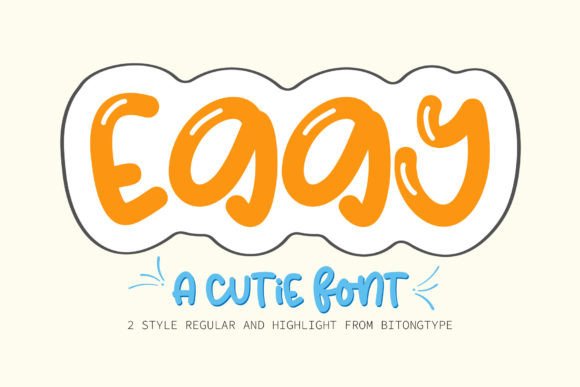 Eggy: A Sweet Display Font for Creative Projects