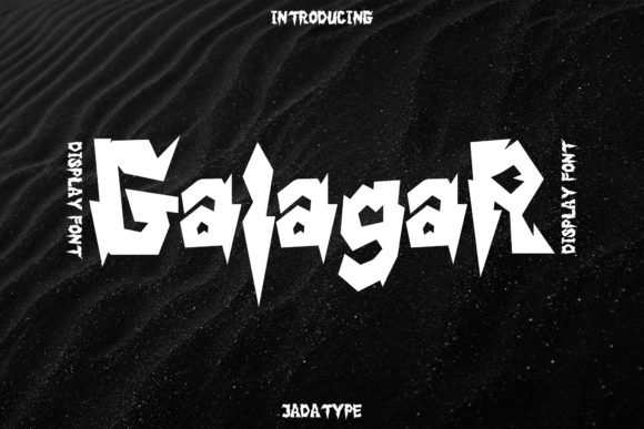 Galagar: A Strong and Unique Display Typeface