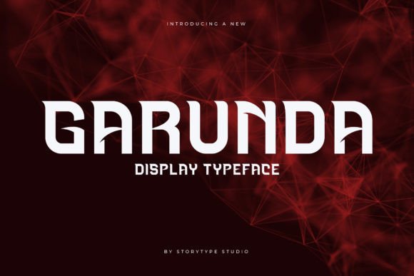 Garunda: A Modern Display Font for Elegant Design