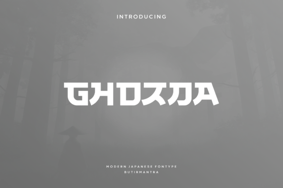 Ghozda: A Dynamic Japanese-Style Display Font