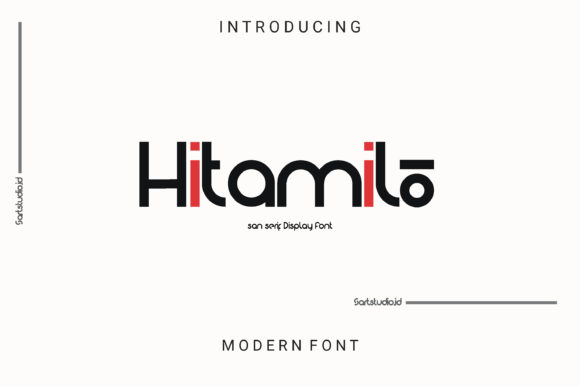 Hitamilo: A Versatile Display Font for Modern Design