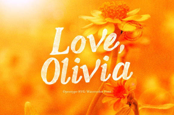 Love, Olivia: A Stylish Display Font for Elegant Designs