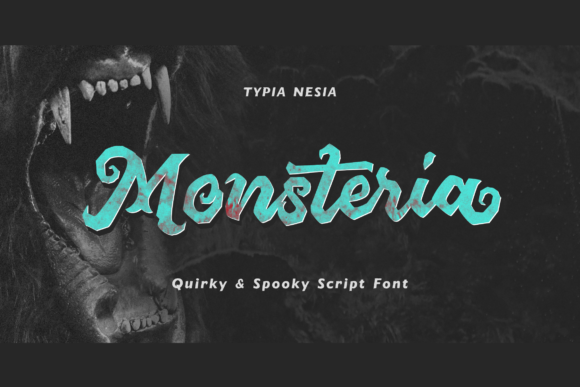 Monsteria: The Spooky Display Font for Creative Halloween