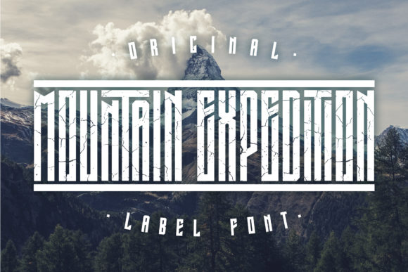 Mountain Expedition: A Bold Display Font for Modern Design