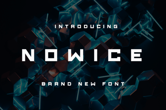 Nowice: A Cool Display Font for Creative Projects