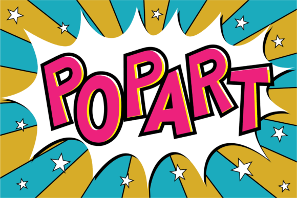 Pop Art Font: Bold, Playful Display Typeface for Creative Projects