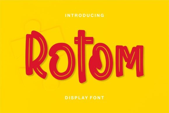 Rotom: A Bold and Stylish Display Typeface