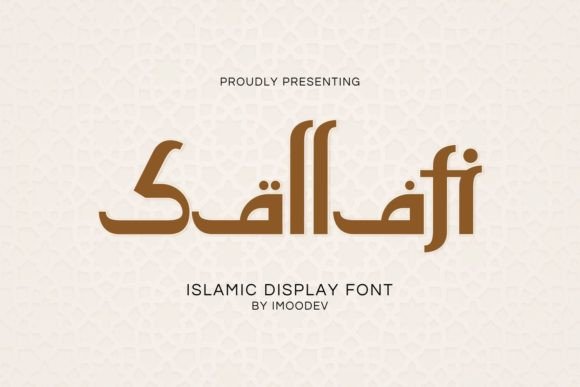 Sallafi: A Stylish Arabic-Style Display Font for Modern Designs