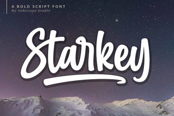 Starkey: A Bold Display Font for Modern Creatives