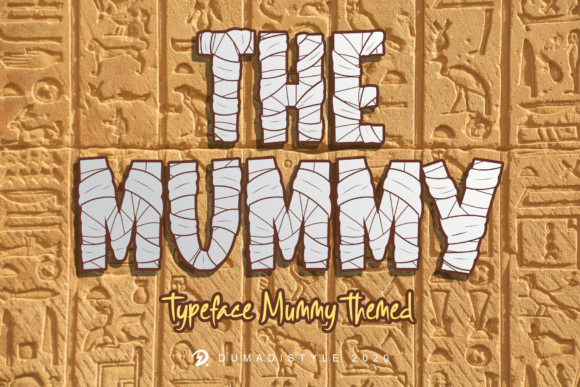 The Mummy: A Bold Display Typeface for Creative Projects