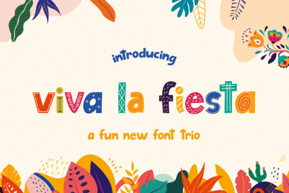 Unleash Joyful Creativity with the Viva La Fiesta Font